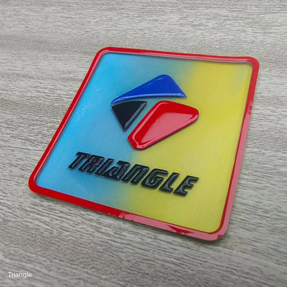 3 D Lenticular & Iridescent Silicone Heat Transfer Labels high quality