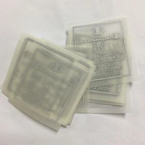 Silikon-Wärmeübertragungsetikett für Kleidungsstückhals